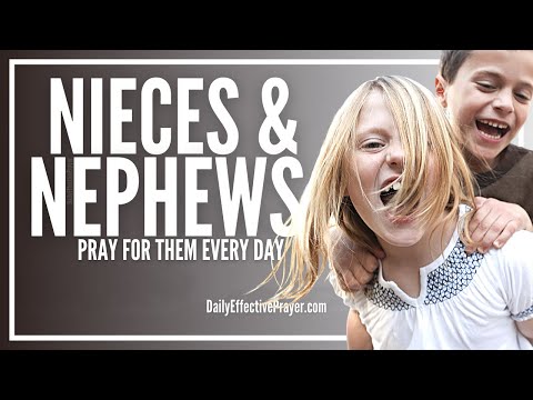 Prayer For Nieces and Nephews (Text Version - No Sound) Video