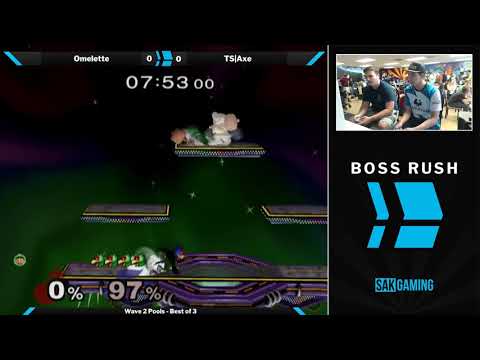 Boss Rush The Moon Wave 2 Pools - Omelette (Ice Climbers) vs TS|Axe (Falco) Part 1