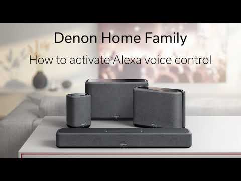 How to Activate Alexa Voice Control on A Denon Home Speaker