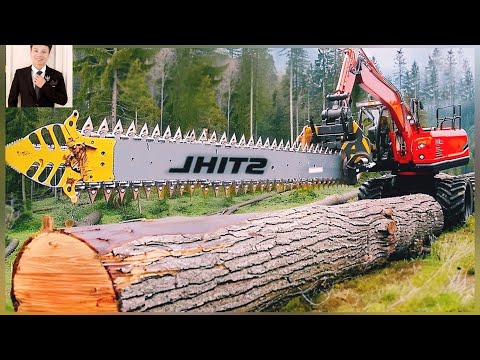 Discover Extreme Dangerous Sawing with Oversize Sawmills and Heavy Equipment | Alex Skill