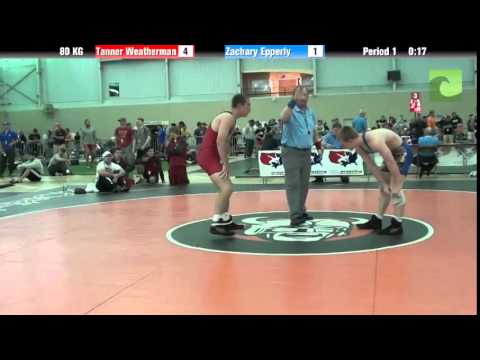 80 KG Tanner Weatherman vs  Zachary Wpperly
