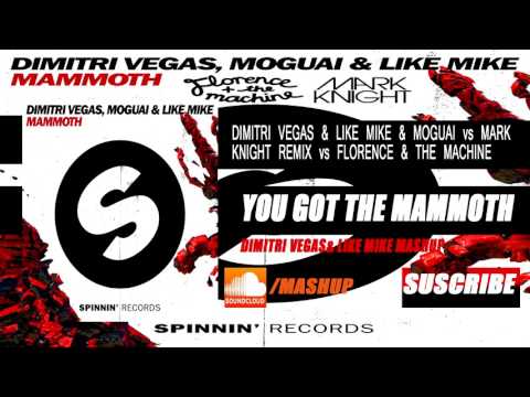 Florence & The Machine & Mark Knight vs. Moguai & Dimitri Vegas & Like Mike - You Got The Mammoth