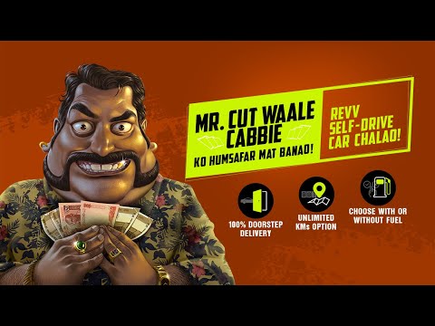Mr Cut waala cabie | Creepy Cab Driver | #Revv self drive cars!