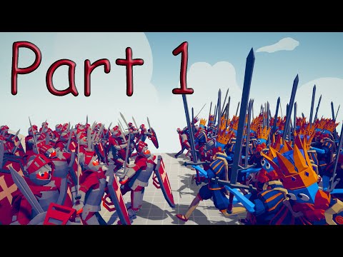 100x MELEE UNITS  vs 100x MELEE UNITS TOURNAMENT # 1- Totally Accurate Battle Simulator TABS