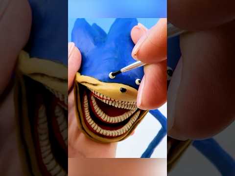 Making The Sonic Tapes with clay - CHAOS #clay #sonic #sonicthehedgehog #sonictapes