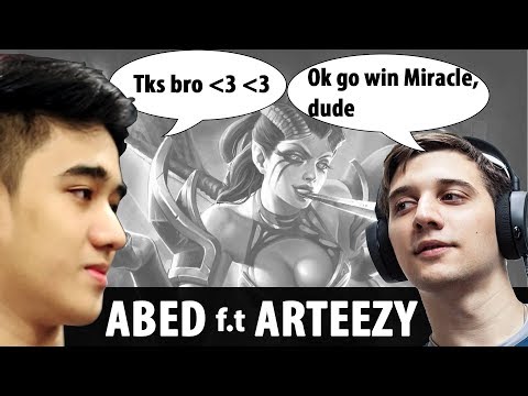 ABED [QoP] f.t ARTEEZY [Spec] - Abed first man reach 10k MMR? Pro Gameplays Dota2