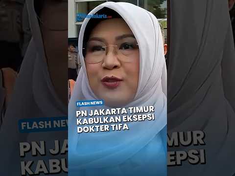 DOKTER TIFA BERNAPAS LEGA! PN Jakarta Timur Kabulkan Eksepsi, Pemeriksaan Dihentikan