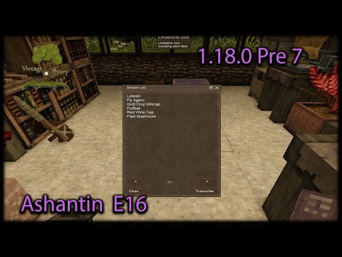 Vintage Story 1.18.0 Pre 7 E16 How To Craft An Ink & Quill, & Write In A Book