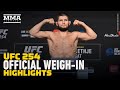 UFC 254 Weigh-In Highlights - MMA Fighting