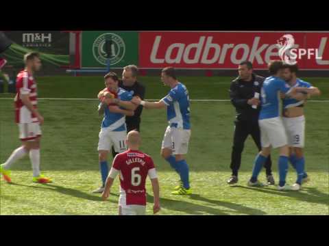 Swanson and Foster sent off for St Johnstone