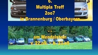 preview picture of video '6.Multipla Fiat Club Treffen 2007 in Brannenburg'