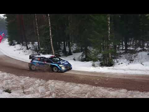 Rally Sweden WRC 2019-02-16 SS14 (Vargåsen 2) at Älgtjärn - Suninen