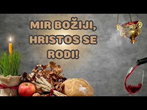 NAJLEPŠA ČESTITKA ZA BOŽIĆ ☦️ - MIR BOŽIJI, HRISTOS SE RODI - PRAVOSLAVNI BOŽIĆ - najlepši stihovi