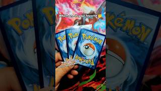 Which one is your favorite 🤔 #pokemon #pokemonchannel #pokemoncards #collectiblecards #shortsfeed