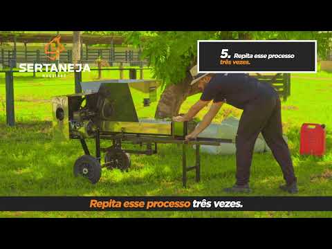 Ensacadora de Silagem a Gasolina 6,5CV Sertaneja Máquinas-PRD00644 - Vídeo