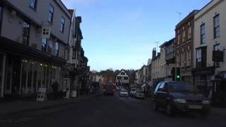 preview picture of video 'Driving Along Biddulph Way & The Southend (A438), Ledbury, Herefordshire, UK 17th December 2010'