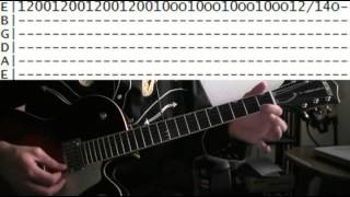 guitar lesson Reverend horton heat big sky tab