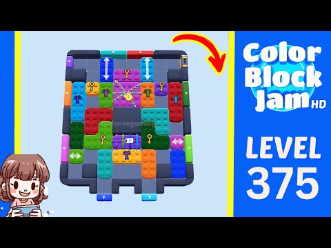 Color Block Jam Level 375 Solution Walkthrough