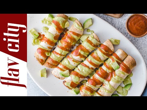 How To Make HEALTHY 5 Ingredient Meals - Taquitos