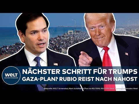 ISRAEL: Nächster Schritt für Trumps Gaza-Plan? US-Außenminister Marco Rubio plant Reise nach Nahost
