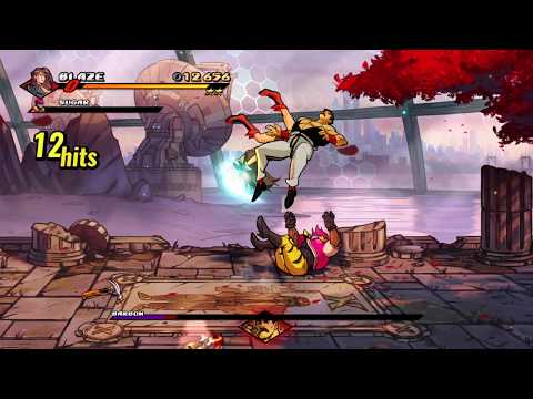 Streets of Rage 4 Blaze Boss Rush