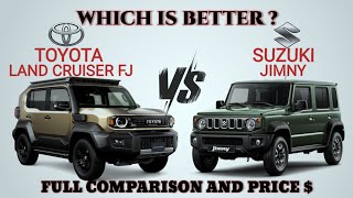 Toyota Land Cruiser FJ 2026 vs Suzuki Jimny | FJ Cruiser vs Jimny | Which is BETTER