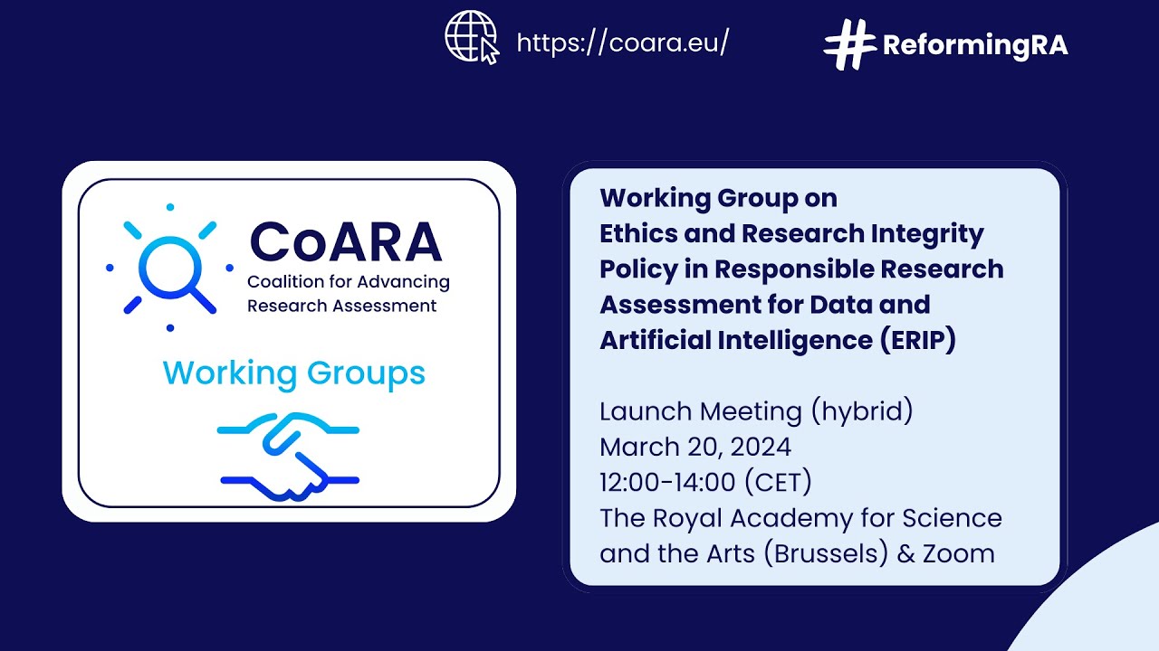 CoARA Working Group ERIP - Launch Meeting