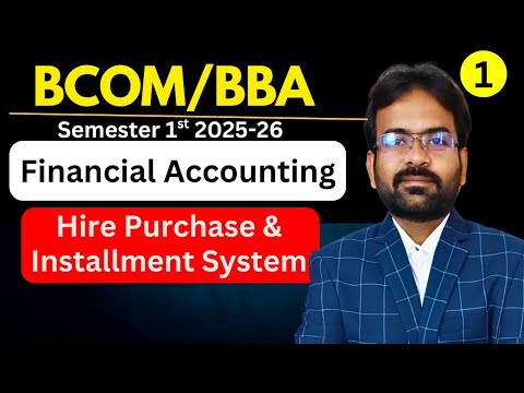 Financial Accounting Syllabus 2025 26 BCom 1st Year Semester 1st CWG for BCOM