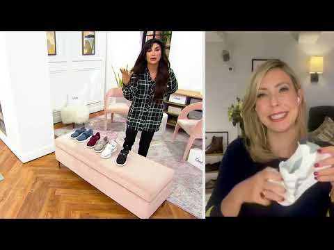 Clarks Cloudsteppers Slip-On Knit Sneakers - Ezera Run on QVC