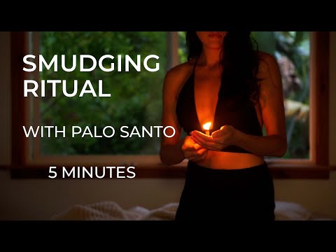 Smudging Ritual with Palo Santo