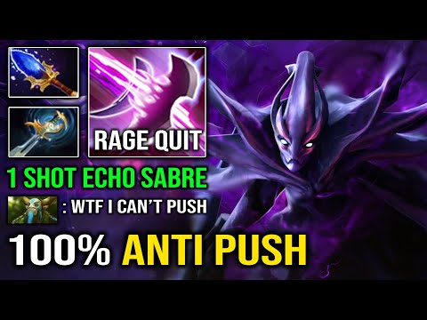 100% ANTI PUSHER Echo Sabre Spectre is Still OP Easy Made Enemy Rage Quit with 1 Shot Haunt Dota 2