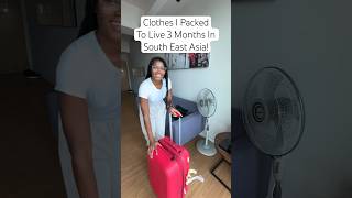 Clothes I Packed to Live 3 MONTHS in South East Asia |Checked Bag #digitalnomad #fulltimetravel