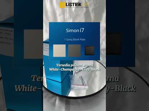 SIMON i7 1 GANG BLANK PLATE PUTIH