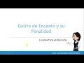 Delito De Incesto Y Su Penalidad