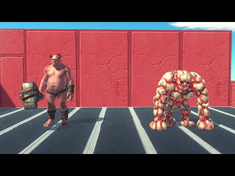 Impossible Maze - Lava Golem And Ogre Lord ARBS | Animal Revolt Battle Simulator