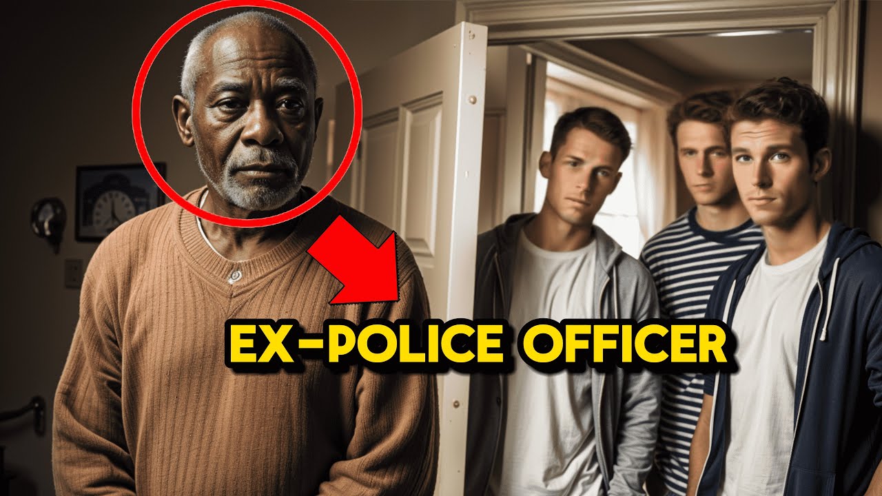 Young Thieves Laugh at Old Black Man, THEN FLEE IN TERROR WHEN HE SHOWS HIS BADGE!