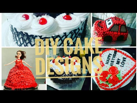 My cake designs.| Diy cake designs. | Cake models. #cakes