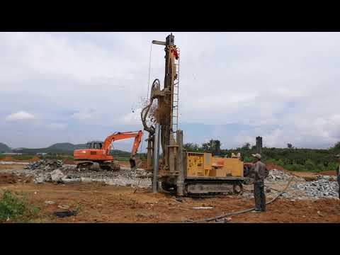 JKS400 type drilling machine operation process 2