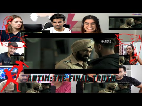 ANTIM: THE FINAL TRUTH - TRAILER REACTION MASHUP!! | SALMAN KHAN | Aayush Sharma | Mahesh Manjrekar