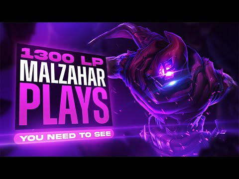 1300LP Malzahar: How This Challenger Dominates Mid Lane!