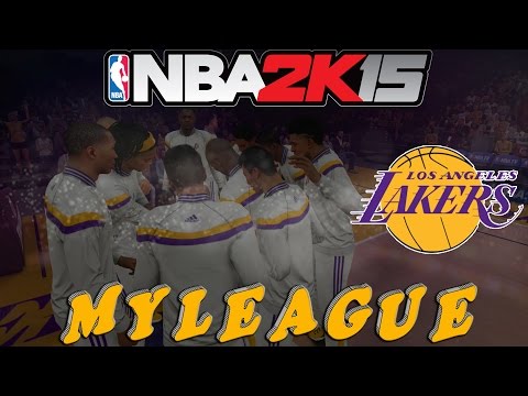 NBA 2K15 MyLeague Mode Ep.2 - Los Angeles Lakers - First Game of the Season!