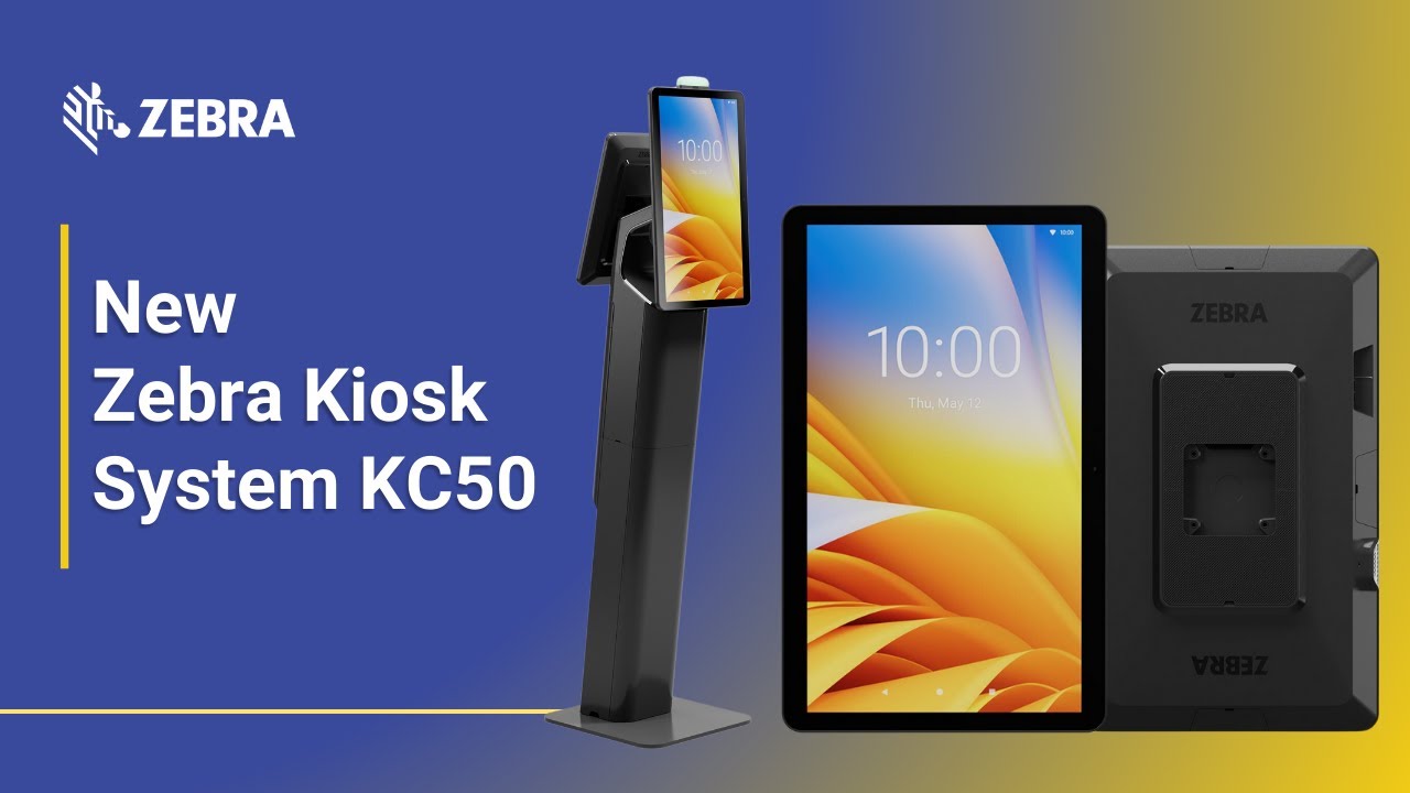 New  Zebra Kiosk System KC50 Zebra Technologies | MultiSystems Inc.