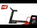 Бігова доріжка Hop-Sport 1000LB Wind