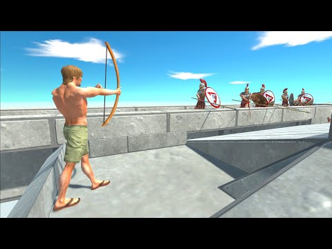 An archer who is defending the invasion of the army - Animal Revolt Battle Simulator
