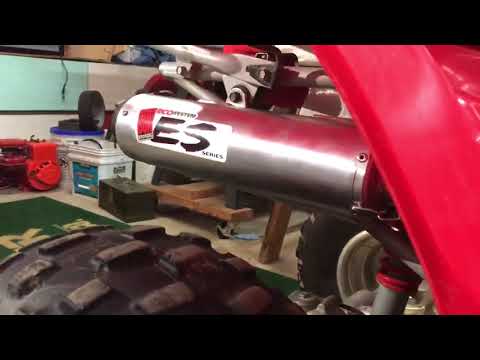 New Big Gun Eco Exhaust on Honda TRX250EX