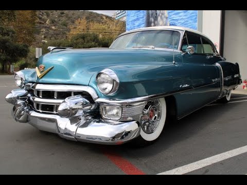 1953 Cadillac Coupe De Ville resto-mode test drive at Laguna Classic Cars, Laguna Beach, Ca