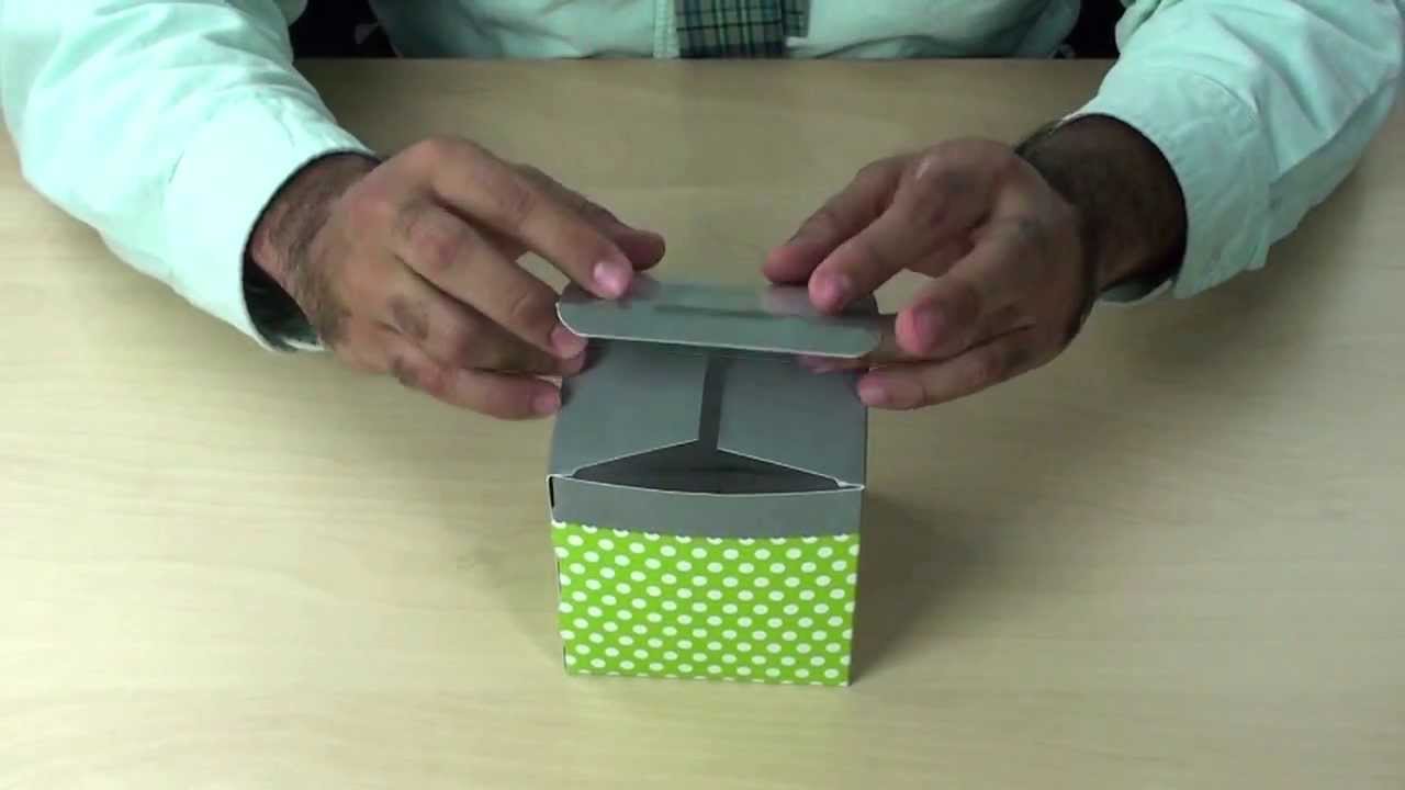 Cube Box- Instructional Packaging Assembly