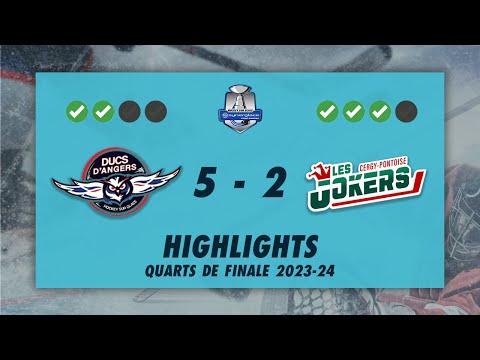 Ducs d'Angers 5-2 Jokers de Cergy-Pontoise - Highlights - Synerglace Ligue Magnus 2023/24