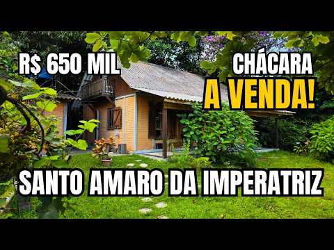 CHÁCARA ENCANTADORA EM SANTO AMARO DA IMPERATRIZ - SC | AÇUDE E UMA NATUREZA IMCOMPARÁVEL!