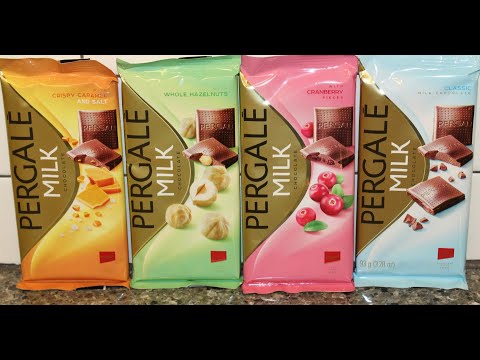PERGALĖ Milk Chocolate: Crispy Caramel & Salt, Whole Hazelnuts, Cranberry and Classic Review